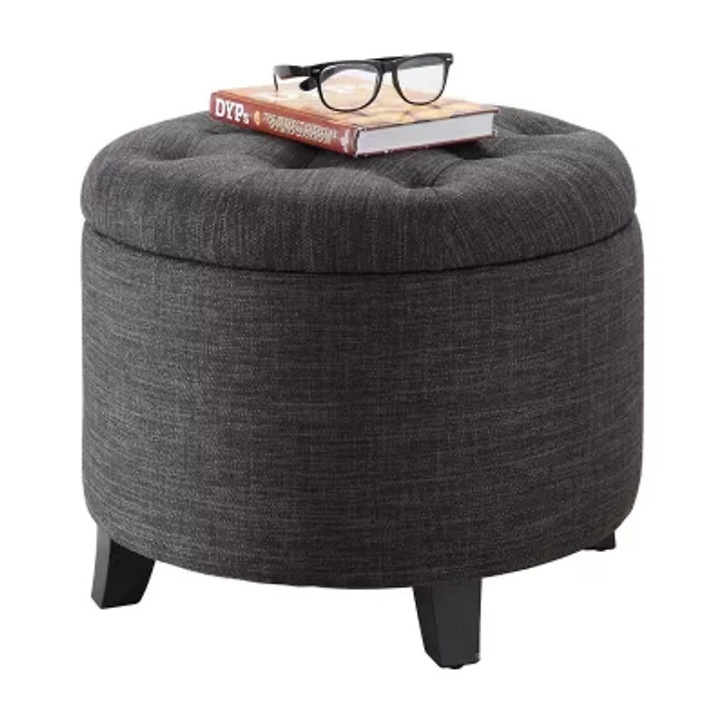 Designs4Comfort Round Ottoman