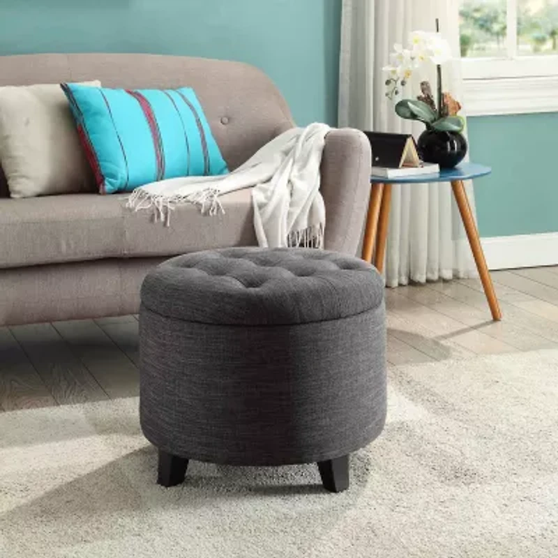 Designs4Comfort Round Ottoman