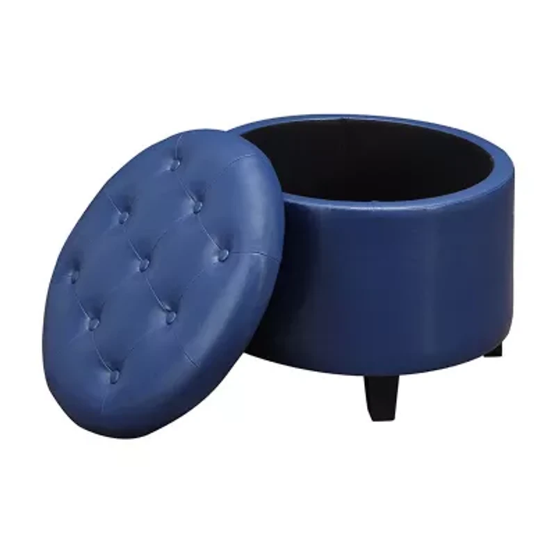 Designs4Comfort Round Ottoman