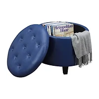 Designs4Comfort Round Ottoman