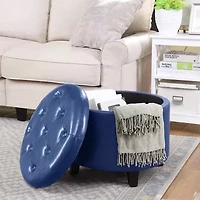 Designs4Comfort Round Ottoman