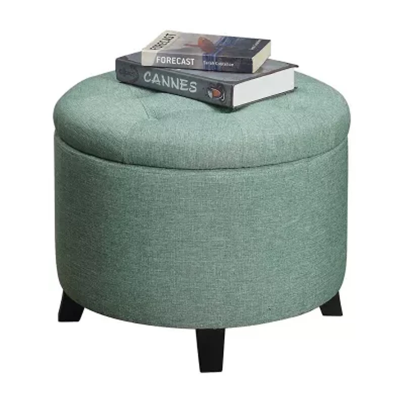 Designs4Comfort Round Ottoman