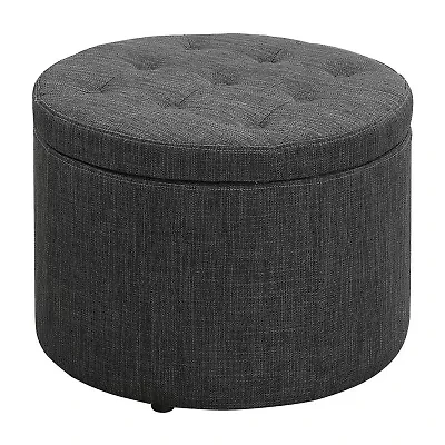 Designs4comfort Round Shoe Ottoman