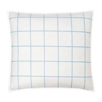 Fieldcrest Windowpane Reversible Euro Sham