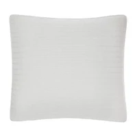 Fieldcrest Luxury Stripe Matelasse Euro Sham