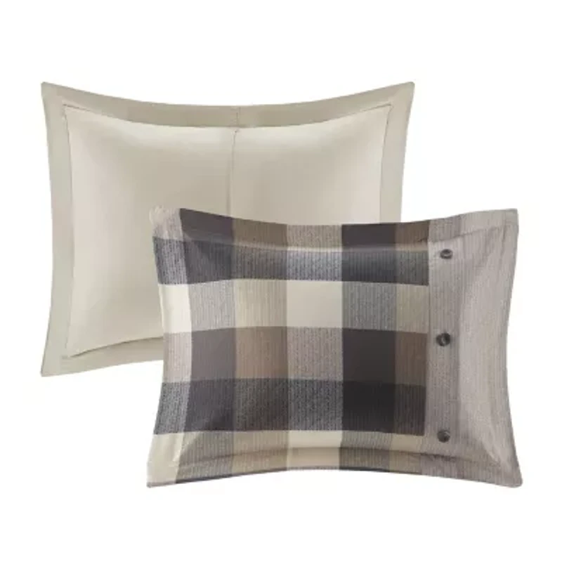 Madison Park Pioneer 6-pc. Herringbone Duvet Cover Set