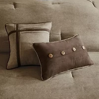 Madison Park Westbrook 7-Pc. Faux Suede Comforter Set