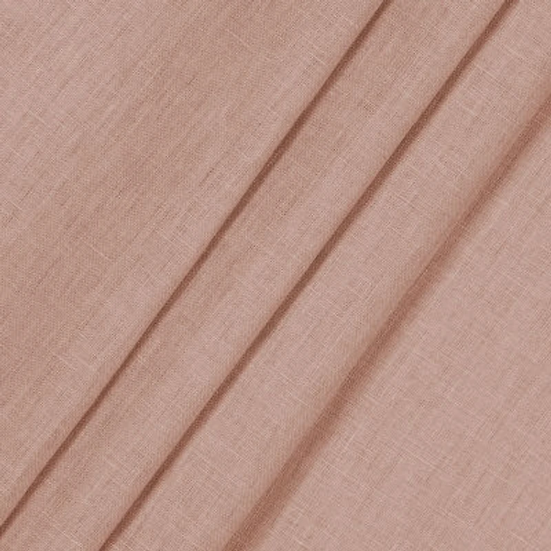 Fieldcrest Luxury Alden Linen Rod Pocket Back Tab Energy Saving 100% Blackout Single Curtain Panel