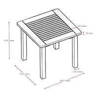 Corliving Miramar Patio Side Table