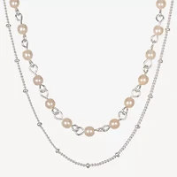 Bijoux Bar Delicates Beaded Womens 23 Inch Strand Necklace
