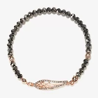 Bijoux Bar Delicates Angel Wing Womens Stretch Bracelet