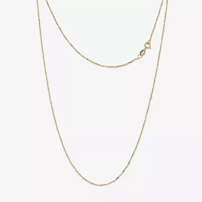 Silver Reflections Womens 20 Inch Name Necklace