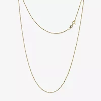 Silver Reflections Womens 20 Inch Name Necklace