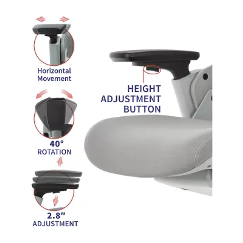 Office + Library Collection Adjustable Height Office Chair
