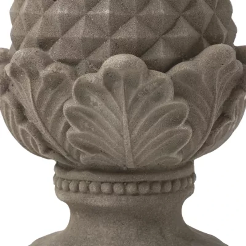 Glitzhome 16.5" Mgo Artichoke Garden Figurine