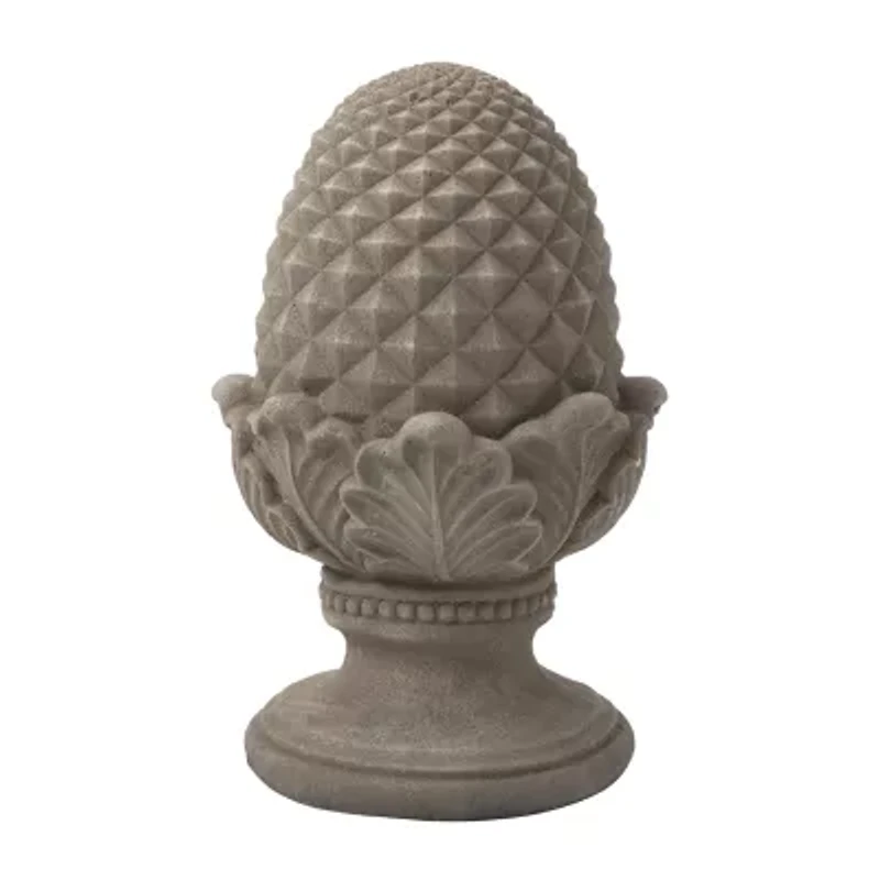 Glitzhome 16.5" Mgo Artichoke Garden Figurine