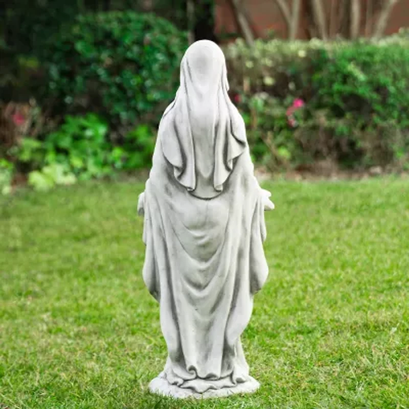 Glitzhome 30" Blessed Mother Mary Garden Statue
