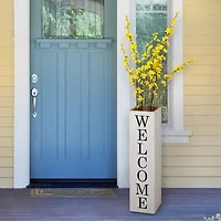 Glitzhome 30" Double Sided Boxed Outdoor Planters