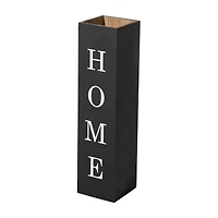 Glitzhome 30H Double Sided Black Boxed Outdoor Planters