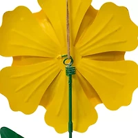 Glitzhome 39.5" Metal Flowers Yard Art