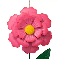 Glitzhome 39.5" Metal Flowers Yard Art