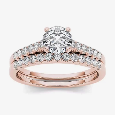 CT.T.W. Natural Diamond 10K Yellow Gold Bridal Ring Set