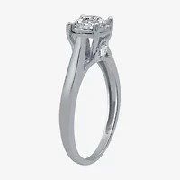 (H-I / I1) Womens 1 CT. T.W. Lab Grown White Diamond 10K Gold Round Solitaire Engagement Ring