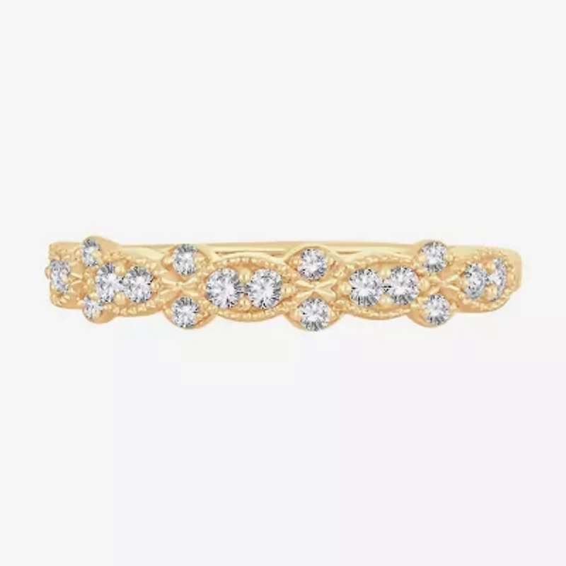 Womens / CT. T.W. Natural White Diamond 10K Gold Anniversary Wedding Band