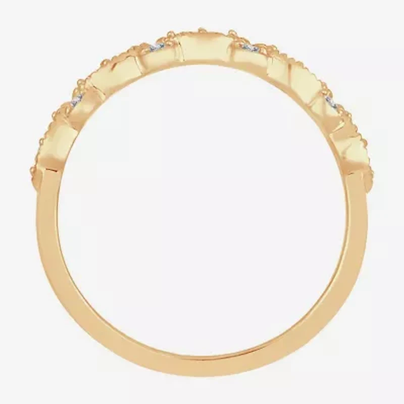 Womens / CT. T.W. Natural White Diamond 10K Gold Anniversary Wedding Band