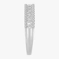 Womens 1/5 CT. Natural White Diamond 10K Gold Anniversary Wedding Band