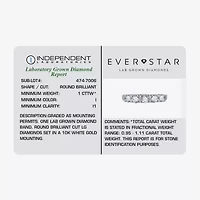 (H-I / I1) Womens 1 CT. T.W. Lab Grown White Diamond 10K Gold 5-Stone Anniversary Band