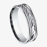 Mens 6MM 10K Gold Wedding Band