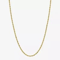 Made in Italy Womens 18K Gold 16 Inch Singapore Chain Necklace