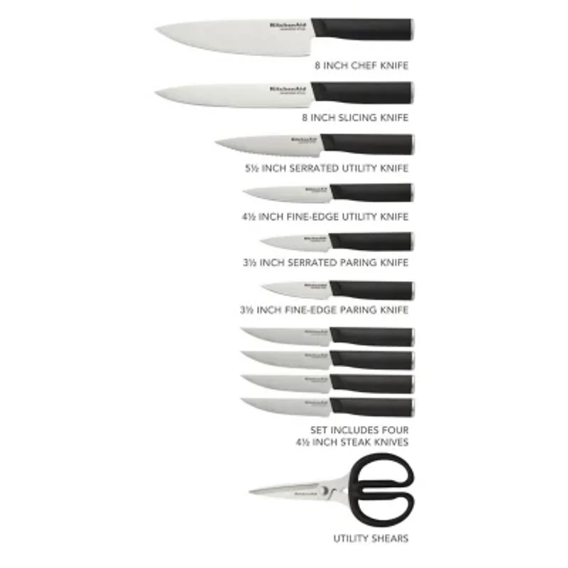 KitchenAid 12-pc. Knife Block Set