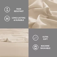 Swift Home Ultra Soft Easy Fit Elastic Extra Deep Pocket Wrinkle Resistant Fitted Sheet