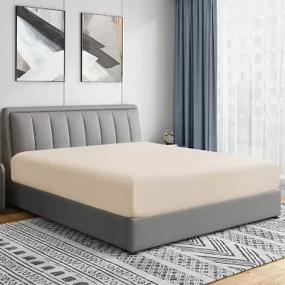 Swift Home Ultra Soft Easy Fit Elastic Extra Deep Pocket Wrinkle Resistant Fitted Sheet