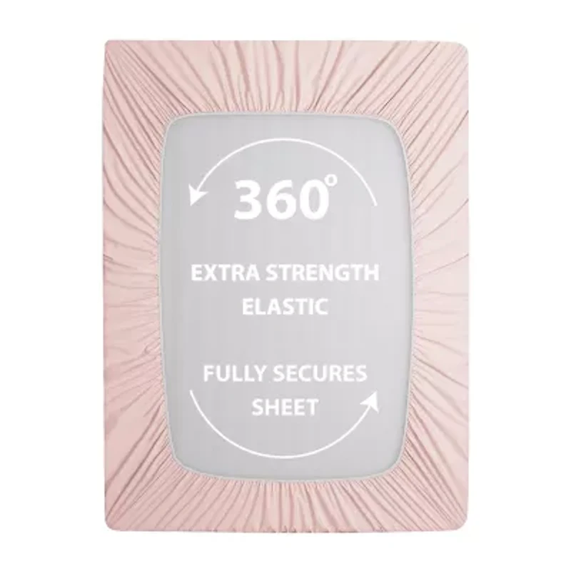 Swift Home Ultra Soft Easy Fit Elastic Extra Deep Pocket Wrinkle Resistant Fitted Sheet