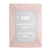 Swift Home Ultra Soft Easy Fit Elastic Extra Deep Pocket Wrinkle Resistant Fitted Sheet