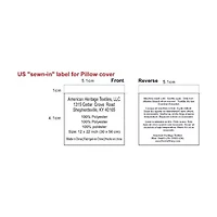 Shavel Home Products Botanical Check Throw Pillow Cover