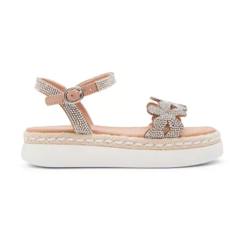 Madden Girl Lucina Little & Big Kid Girls Ankle Strap Footbed Sandals