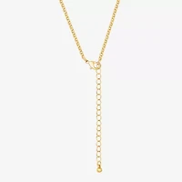 JS Jessica Simpson Gold Tone Womens Glass Butterfly Heart 2-pc. Necklace Set