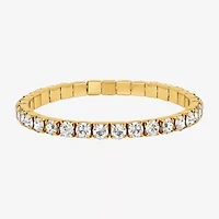 JS Jessica Simpson Gold Tone Womens 3-pc. Glass Bracelet Set