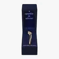 Sparkle Allure Womens Cubic Zirconia 14K Gold Over Brass Bangle Bracelet