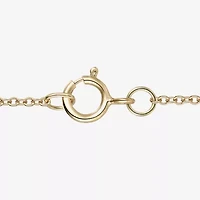 Yes Please! Womens Lab Created Green Emerald 14K Gold Over Silver Sterling Silver 18 Inch Pendant Necklace