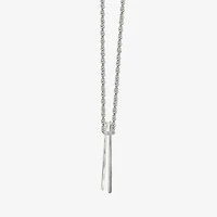 Personalized 14K Gold Over Silver Family Name Pendant Necklace