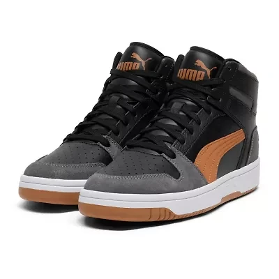 PUMA Rebound Layup Russet Mens Basketball Shoes