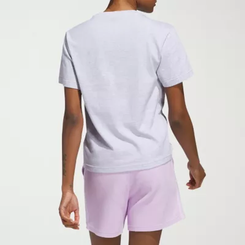 adidas Womens Crew Neck Short Sleeve Active T-Shirt