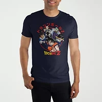 Novelty Mens Crew Neck Short Sleeve Relaxed Fit Dragon Ball Z Graphic T-Shirt