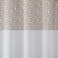 Liz Claiborne Logo Shower Curtain