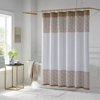 Liz Claiborne Logo Shower Curtain